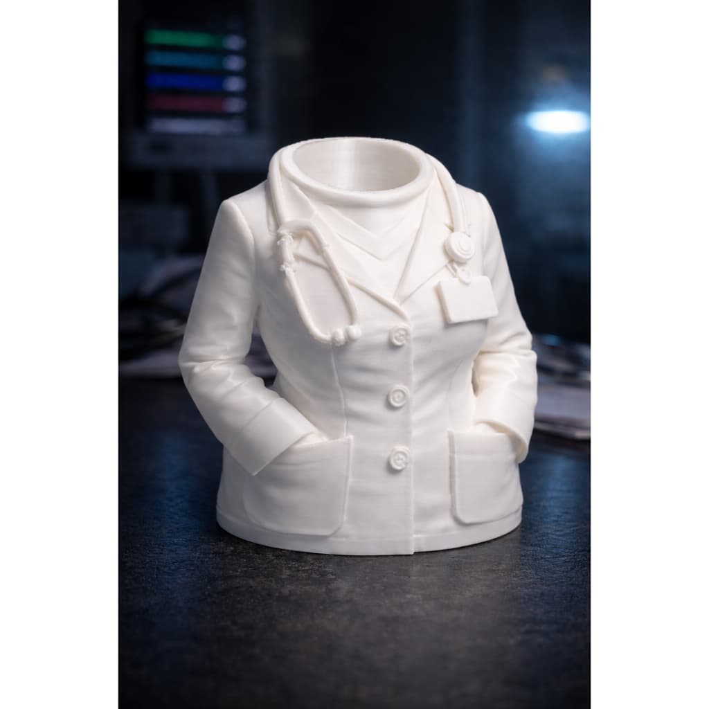 Porta-canetas jaleco Feminino