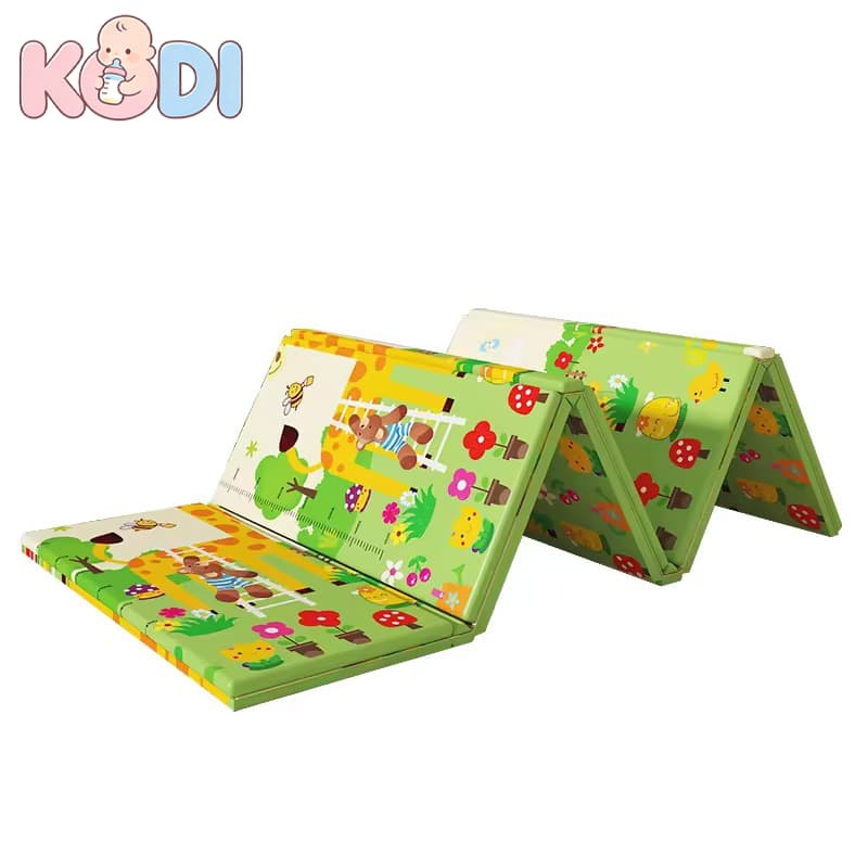 Tapete de Atividade Infantil XPE 150x180cm  Espesso Dobrável Antideslizante para Bebê -S13