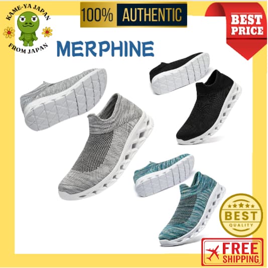 【Envio direto do Japão】MERPHINE Tênis Slip-On Super Confortável Leve e Respirável 3color【Qualidade japonesa】