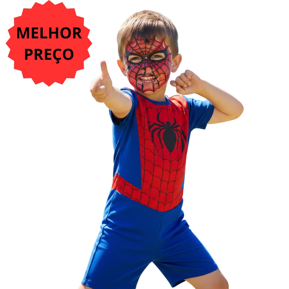 Fantasia Homem Aranha Infantil
