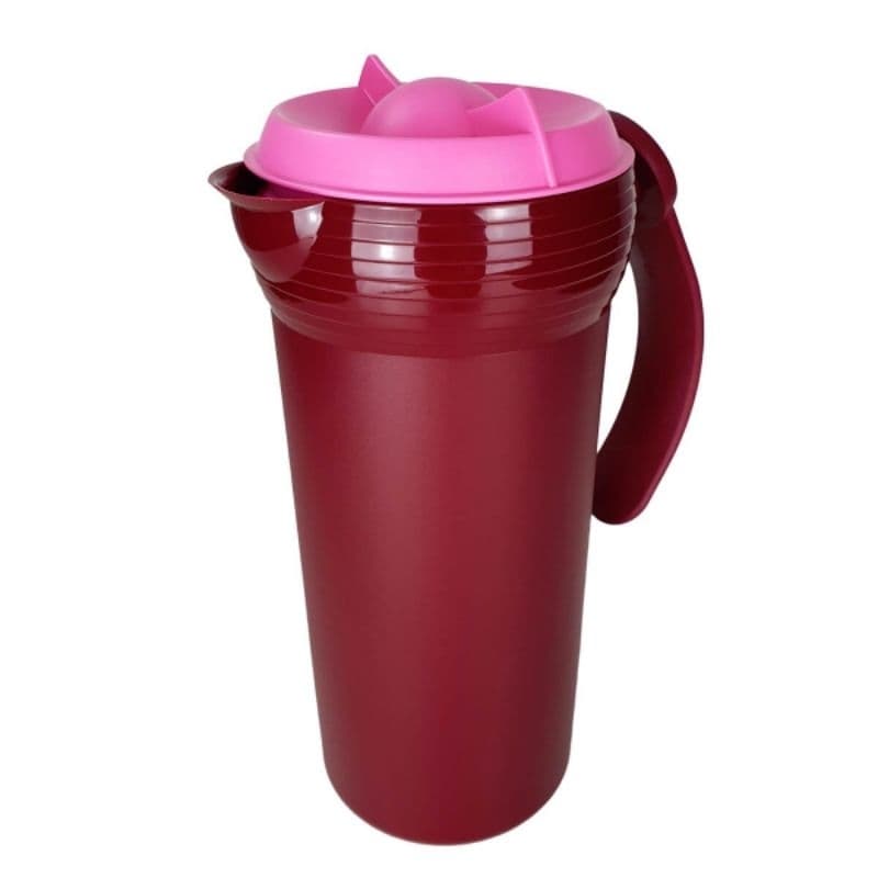 TUPPERWARE JARRA REDONDA RETRO MARSALA 1,1,LITROS