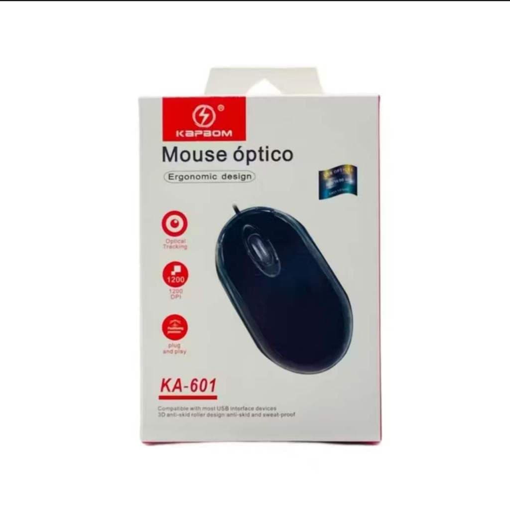 kit  1/2 Mouse  Com Fio USB  Preto