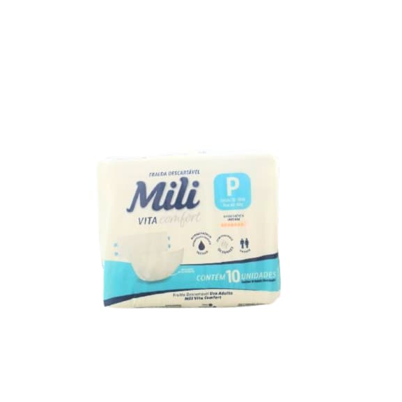 FRALDA GERIATRICA MILI VITA COMFORT P C/10 UN