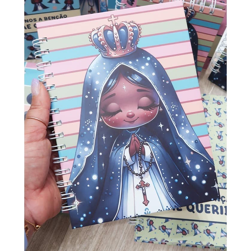 Caderno Nossa Senhora – Capa Dura | Tamanho A5 | Miolo Pautado