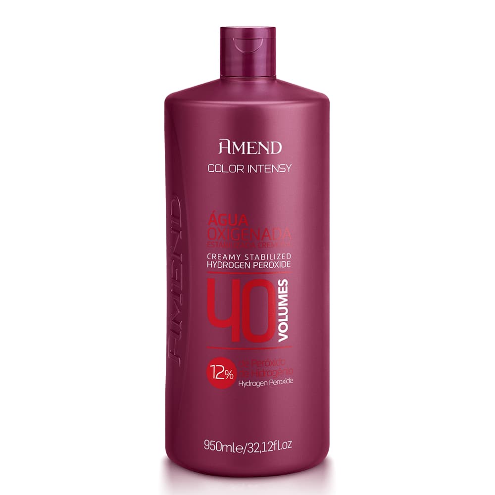Água Oxigenada Cremosa Amend Color Intensy 40 volumes 12% 950ml