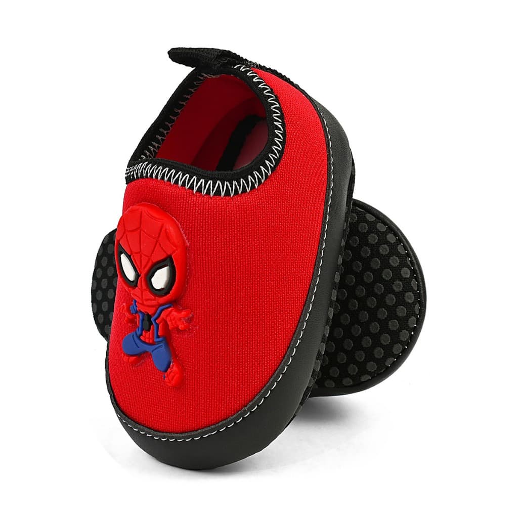 Calce Facil Bebe Aranha Personagem Sapatinho Infantil Menino Tenis Facil de Calçar Confortavel Antialergico