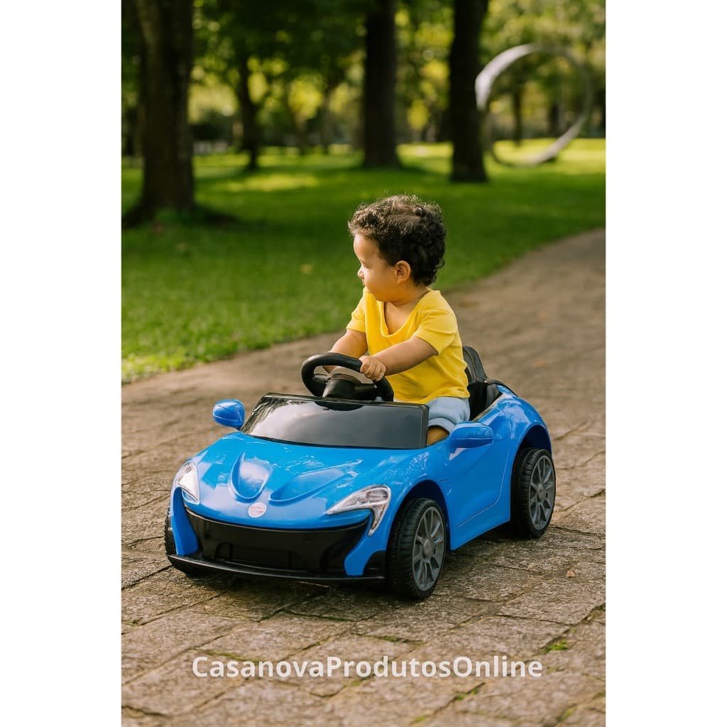 Carro Elétrico Infantil 6V Mini Esportivo Mc Laren – Azul ou Rosa