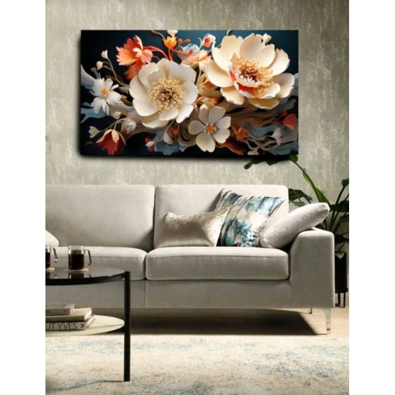 Quadro Decorativo 1 Peça Floral Flor do Campo