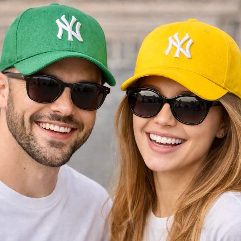 Boné Aba Curva Ajustável Masculino Feminino Urbano Tons Vivos Copa 2026 Amarelo Azul Royal Verde Bandeira Brasil Street