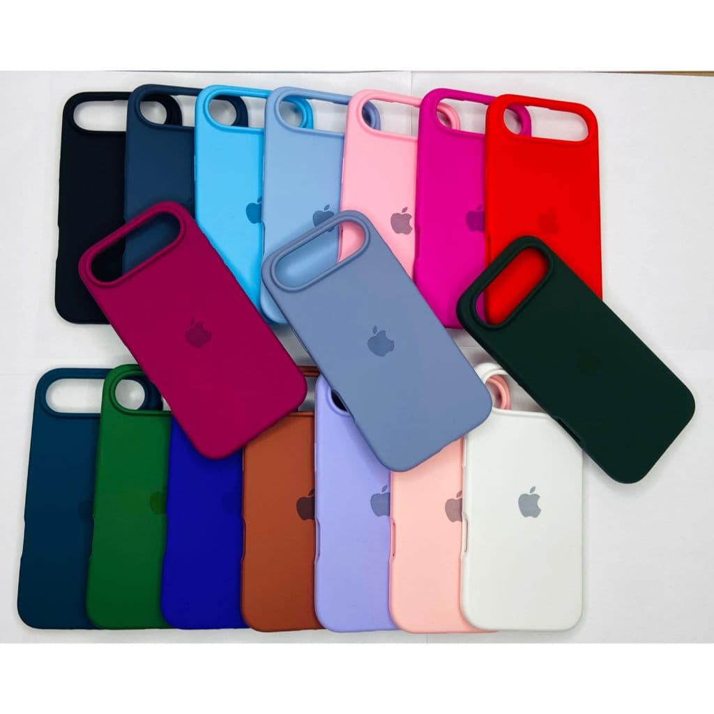 CAPINHA CASE PARA IPHONE 17 AIR  A SILICONE INTERIOR AVELUDADA COM CÂMERA ABERTA