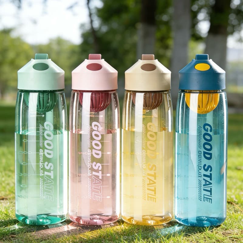 garrafa plástica para água, chá e suco de 550ML 650ML 750ML