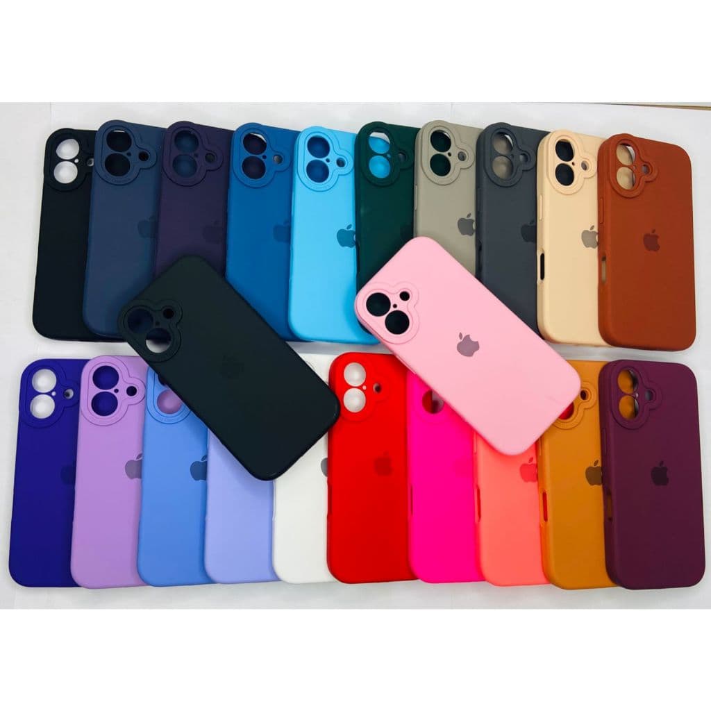 CAPINHA CASE PARA IPHONE 17 NORMAL  A SILICONE INTERIOR AVELUDADA COM CÂMERA FECHADA..