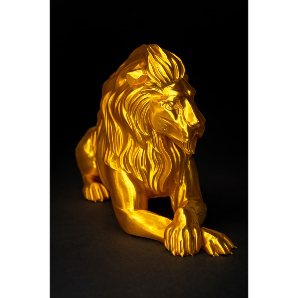 Estátua Leão Dourado | Colecionável Inspirado em Arena Breakout