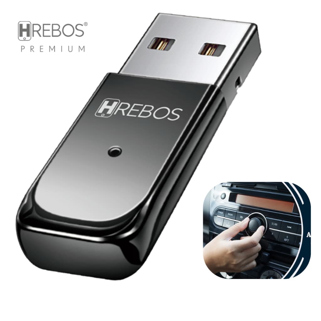 Adaptador Receptor Bluetooth Premium USB Musica Som Chamada com Microfone Carro