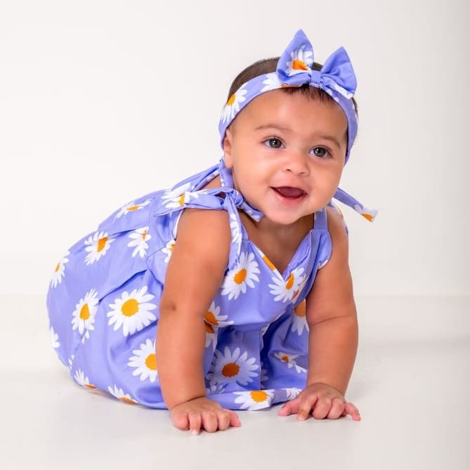 Body Bebê Menina | Vestido Bebê 3 a 6 Meses