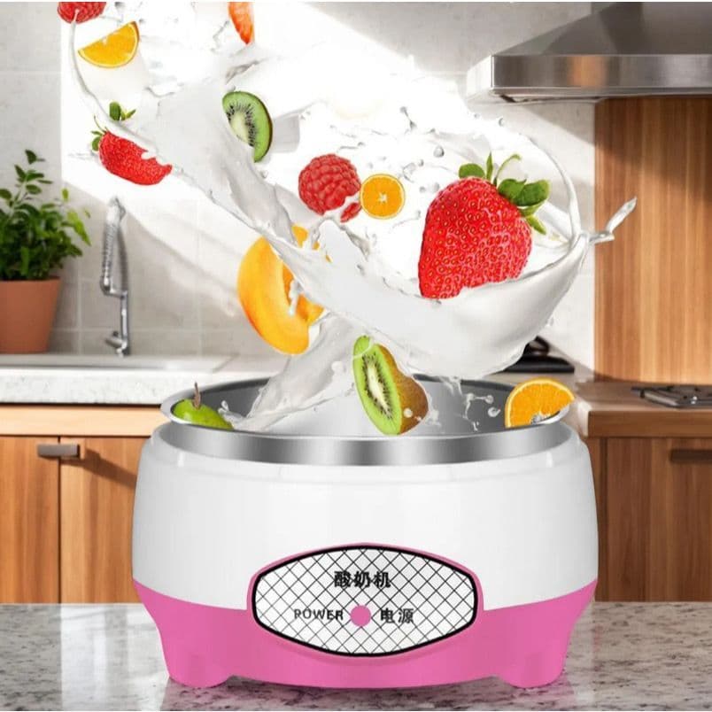 Máquina de Iogurte Portátil 220v Automática Fácil E Prático Iogurte Saudável Caseiro