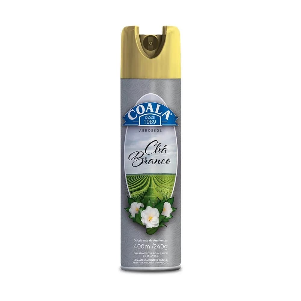 Odorizante De Ambientes Aerossol 400ml/240g - Chá Branco