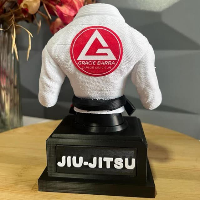 Miniatura de Kimono Personalizado – Impressão 3D - Decoração jiu-jitsu e judô
