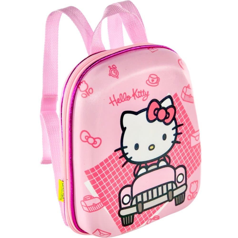 Lancheira Escolar 3D Alta Qualidade - Hello Kitty Rosa Menina