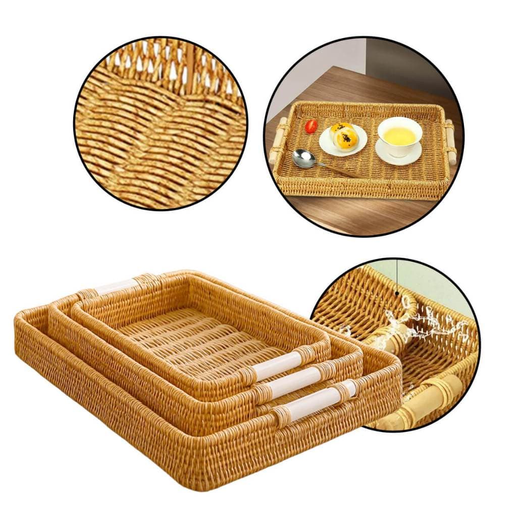 Kit de 3 Bandejas Organizadoras Práticas, Bandejas Organizadoras Para Casa e EscritórioBandeja organizadora para gavetas