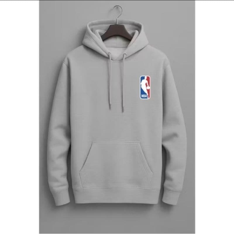 Moletom Basquete NB-A unissex Streetwear Modelo Canguru Com Bolso e Capuz