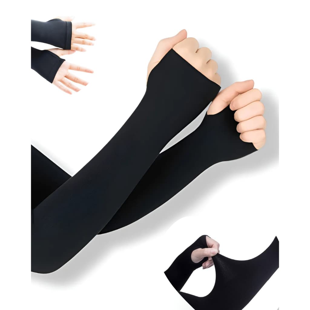 Manguito Manga Mangote Proteção SolarUV Esportivo Bike Moto Braço Masculina Feminina Unissex Respirável Corrida Ciclismo