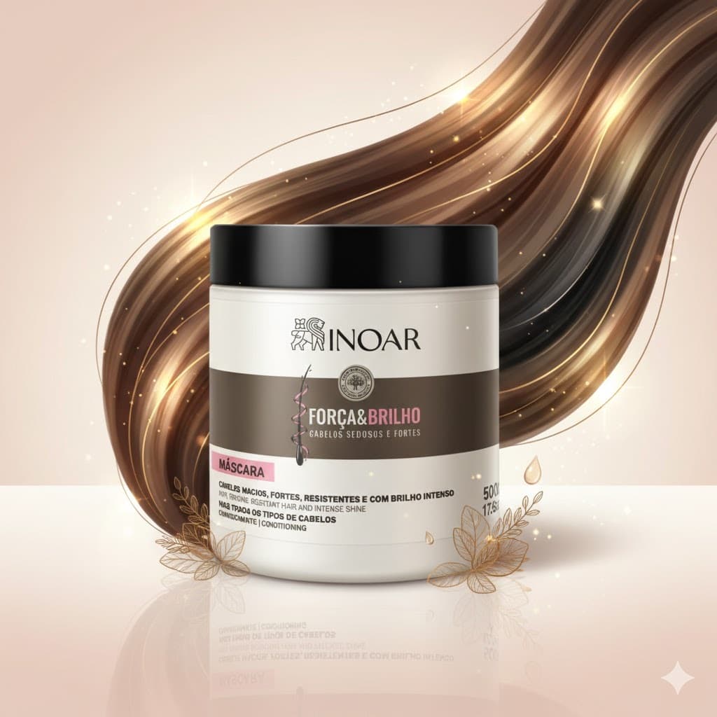 Inoar - Máscara de Fortalecimento Força e Brilho 500g