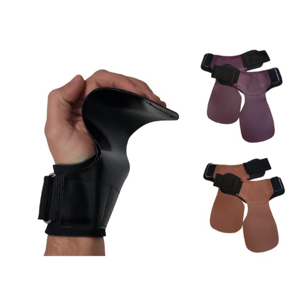 Luva Hand Grip Varias Cores Couro Sintetico Sem Furo Academia Hipertrofia Crossfit Premium Promoção Protetor de Maos