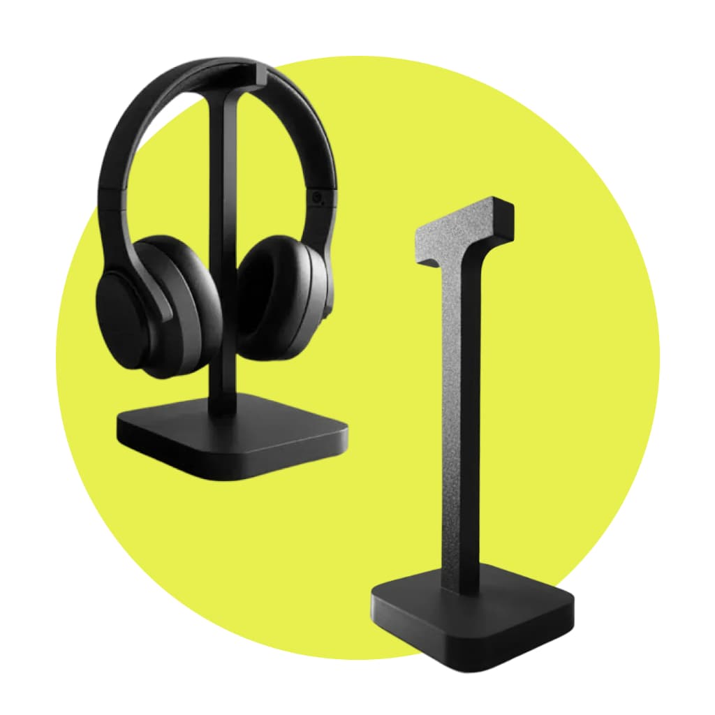 Suporte para Fone de Ouvido Gamer | Headset Stand Minimalista | Organizador de Mesa Premium