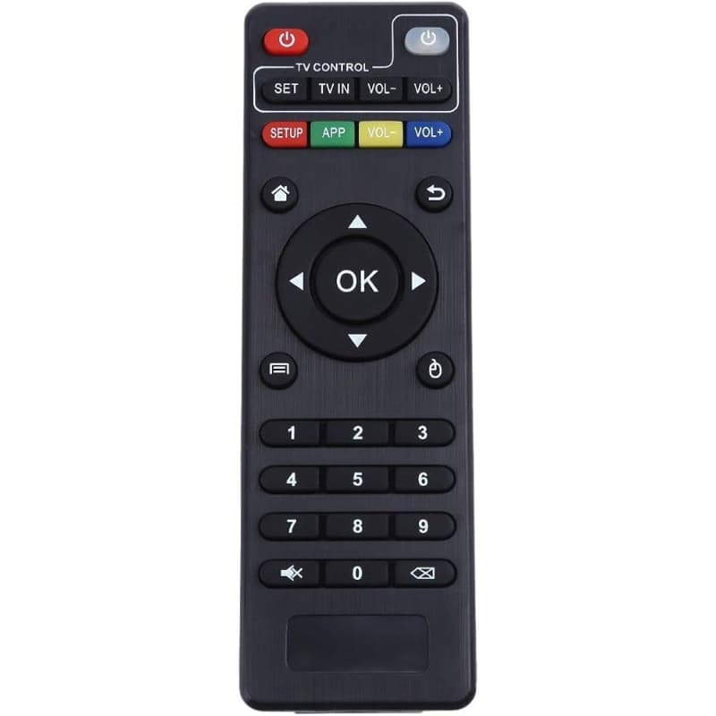 Controle Remoto Universal Para TV Box Android Smart TV 4K Pro Preto - Altíssima Qualidade