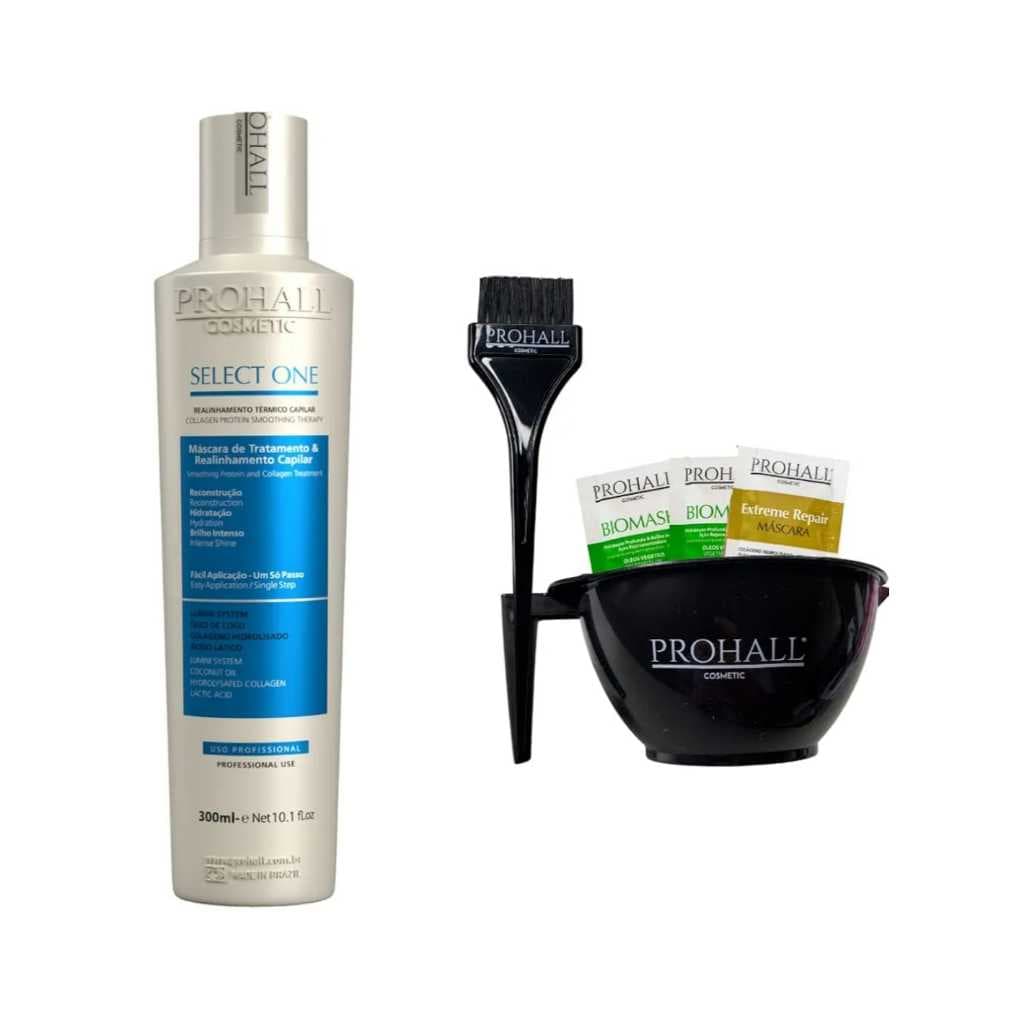 Prohall Select One  Sem Formol 300 ml Tratamento anti Frizz.