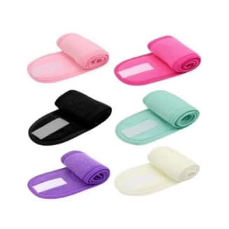 Faixa de cabelo Atoalhada para Limpeza Facial Maquiagem