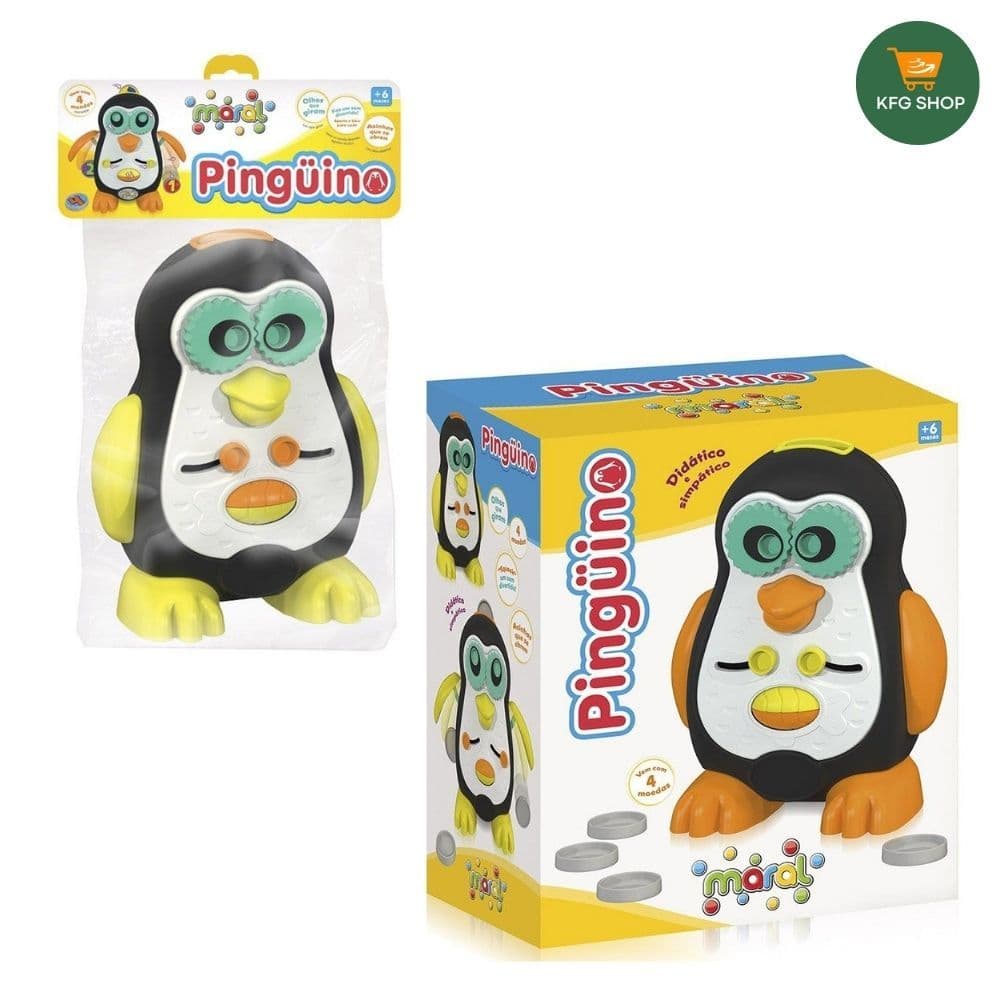 Brinquedo infantil educativo crianças Pinguino Didático