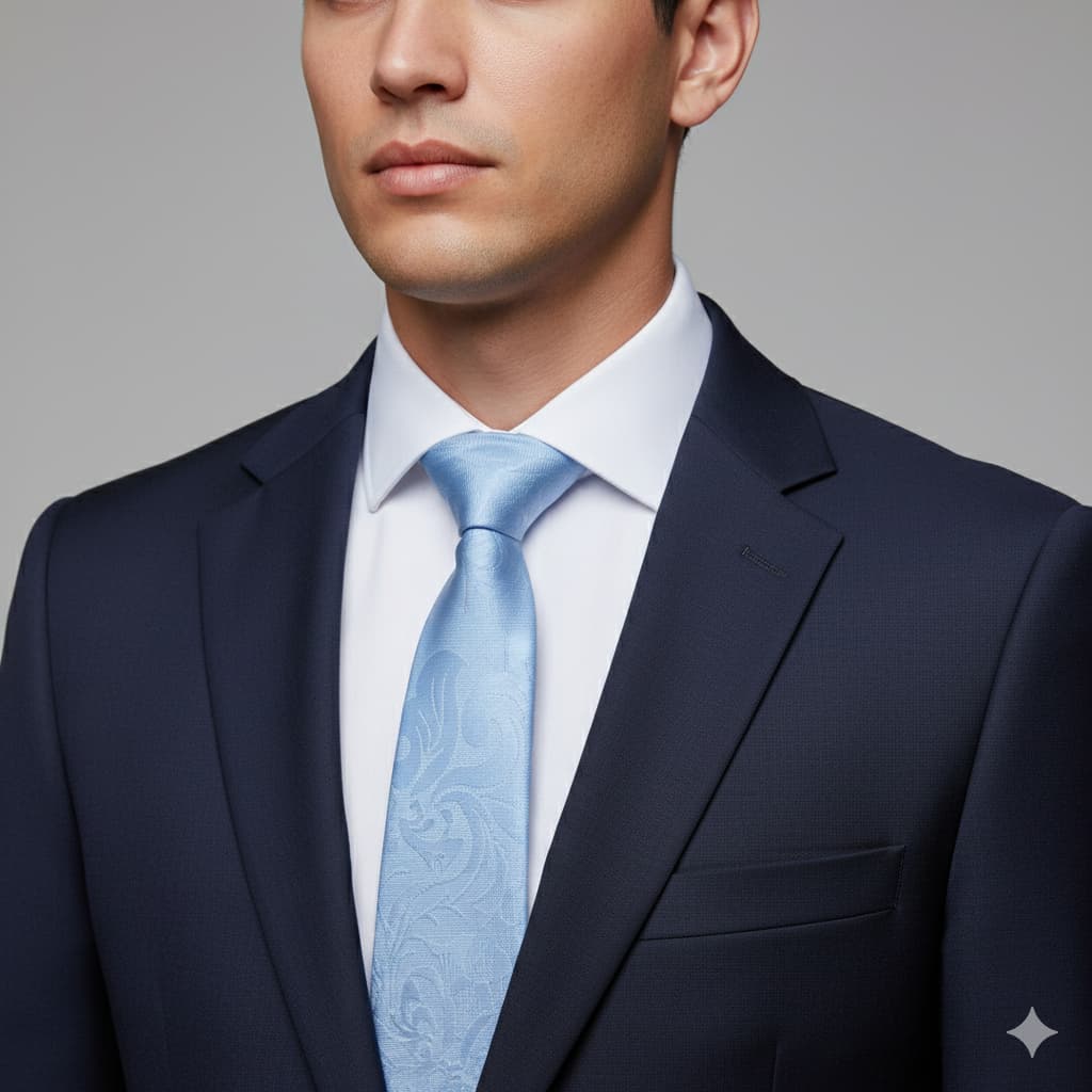 Gravata masculina azul Serenity jacquard  R17,90 a cima e 4 unidades, verificar a pagina da loja!