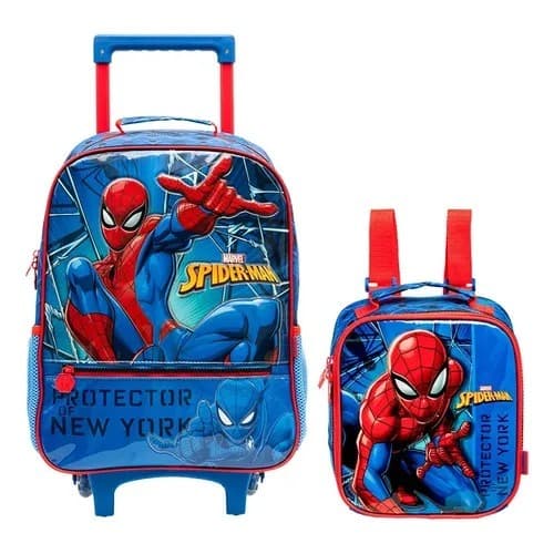 Mochila de Rodinhas Escolar "16 Homem Aranha Xeryus