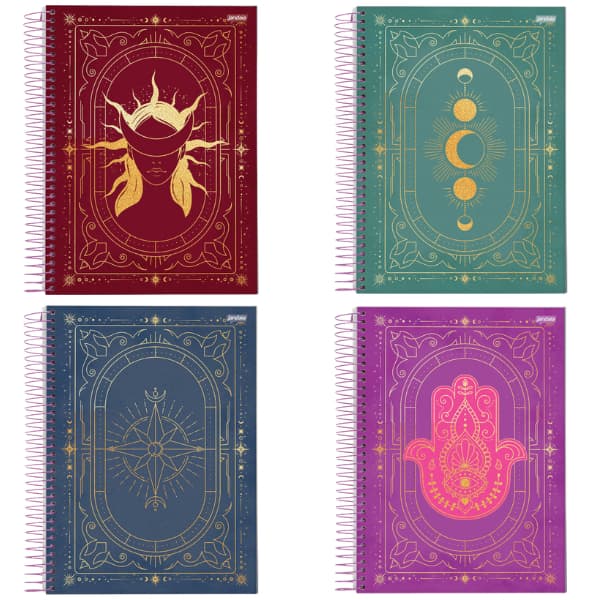 Caderno College 10 matérias Mistico 160 folhas