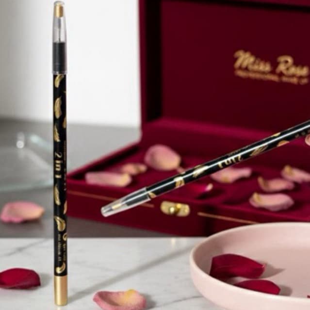 ✨ Lápis de Olho Miss Rose – Maquiagem para Delinear e Destacar o Olhar
