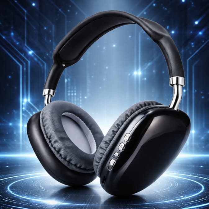 Fone de ouvido Bluetooth Sem Fio Headphone Bluetooth Recarregável P9 Air Top Casual Esportivo