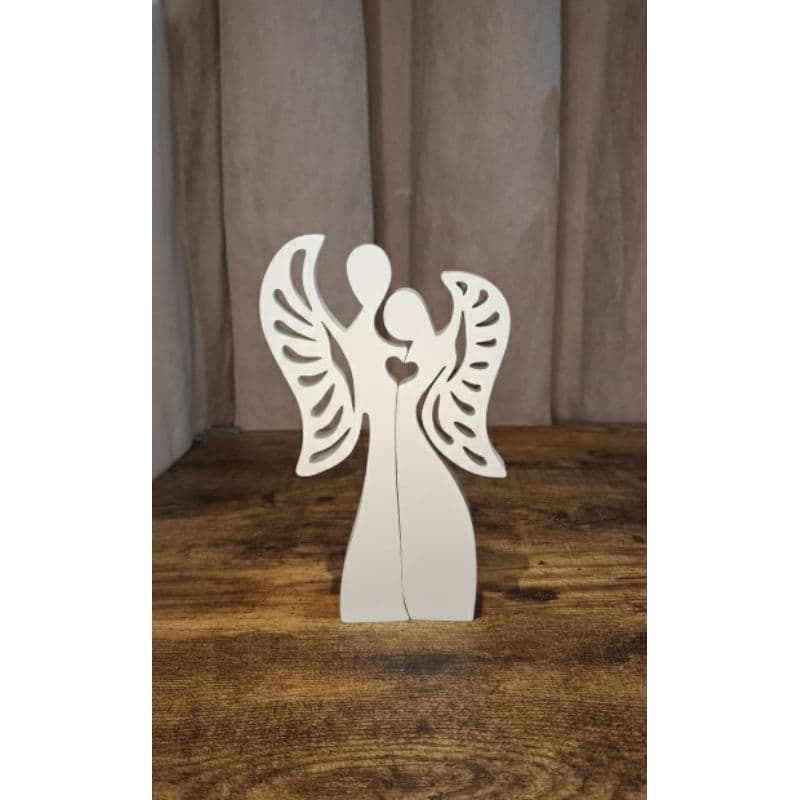 Escultura Anjo Decorativo em Impressão 3D – Anjo da Guarda | Decoração Religiosa Moderna