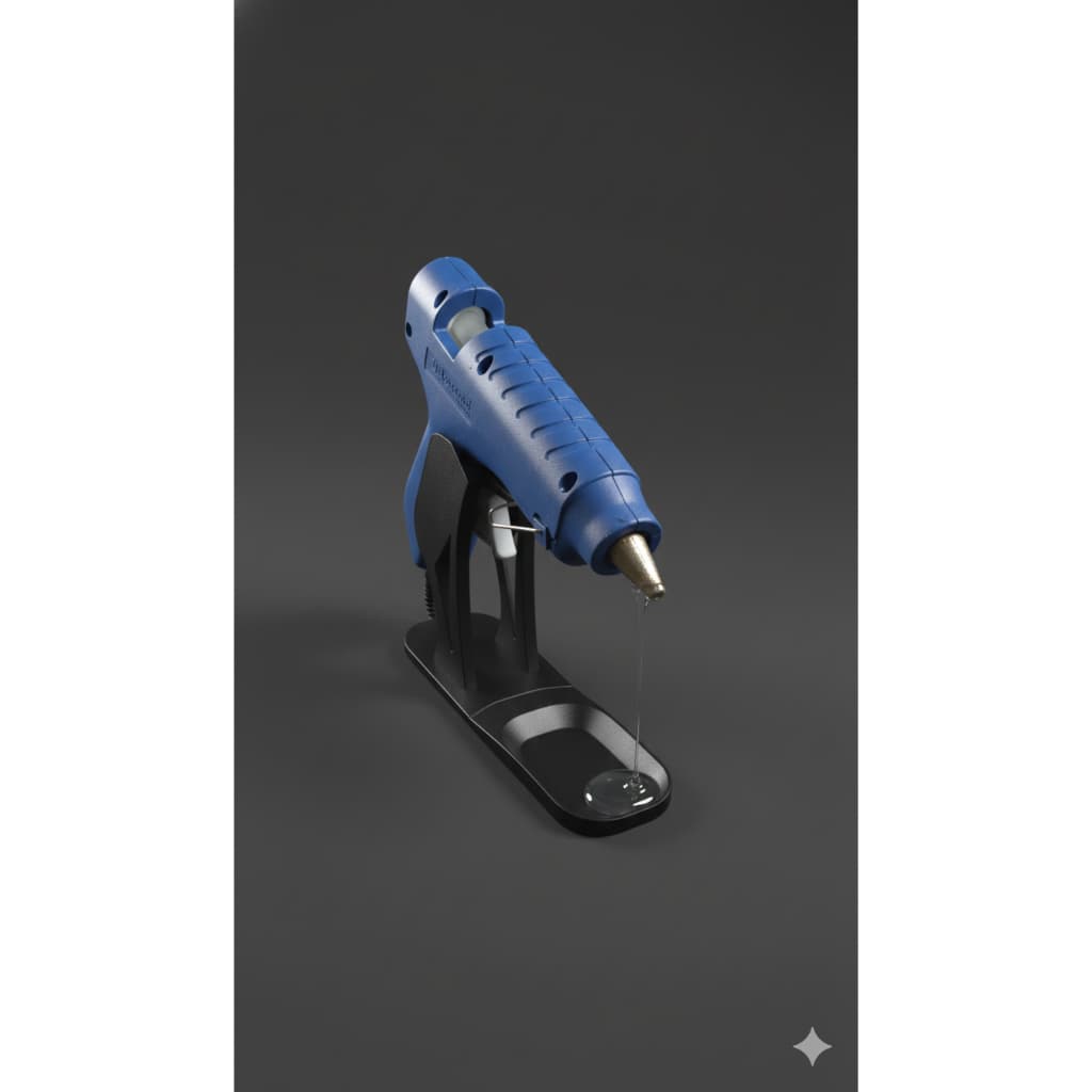 Suporte para Revolver Pistola de Cola Quente Base Mesa Bancada Organizador Resistente