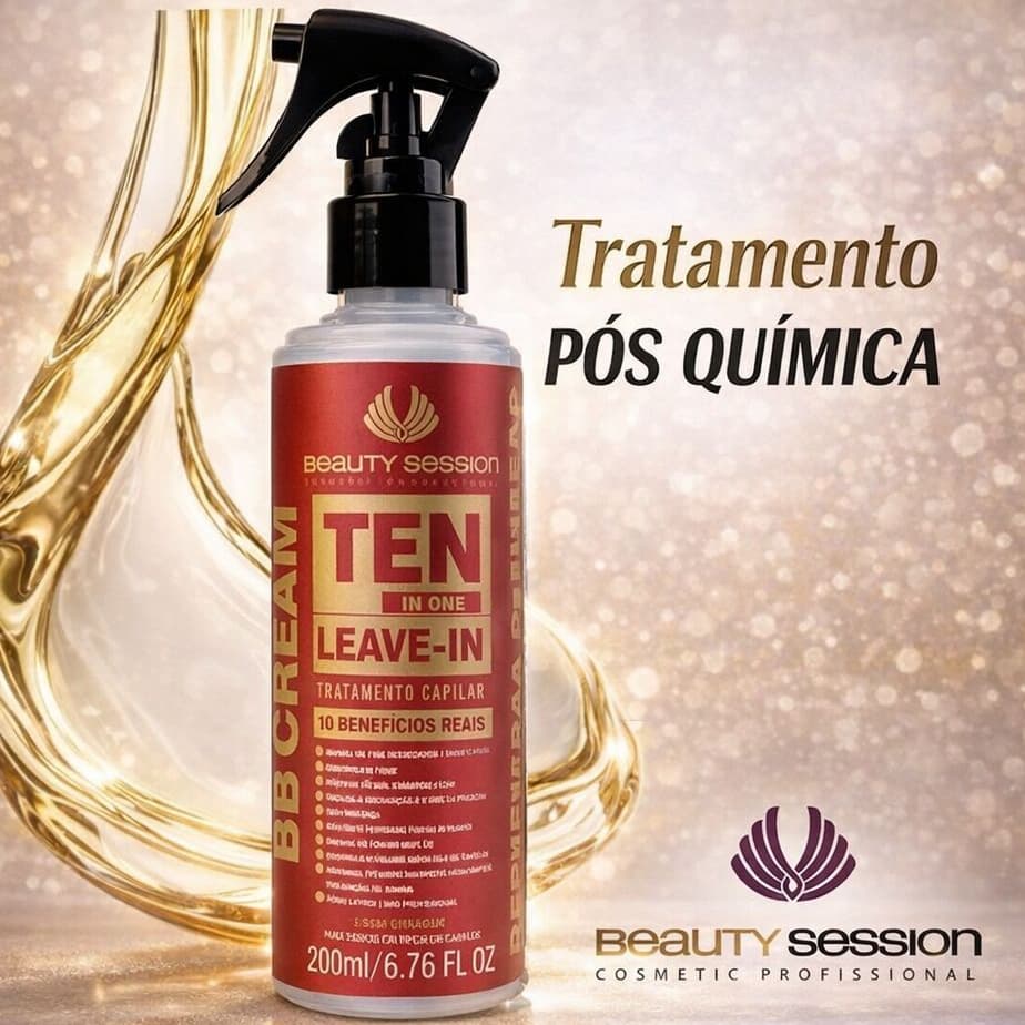 Reconstrutor Bb Cream Ten In One 200 ml Profissional - Beauty Session Cosmetic Professional