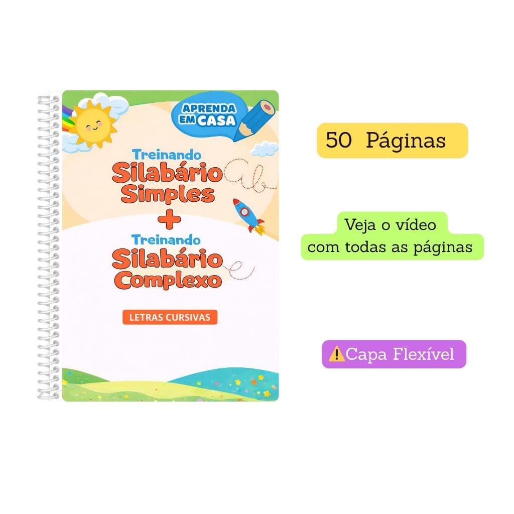 Apostila de Alfabetização Infantil | Silabas Simples e Complexas | Silabário Simples e Complexo + Atividades|50 Pag |#12