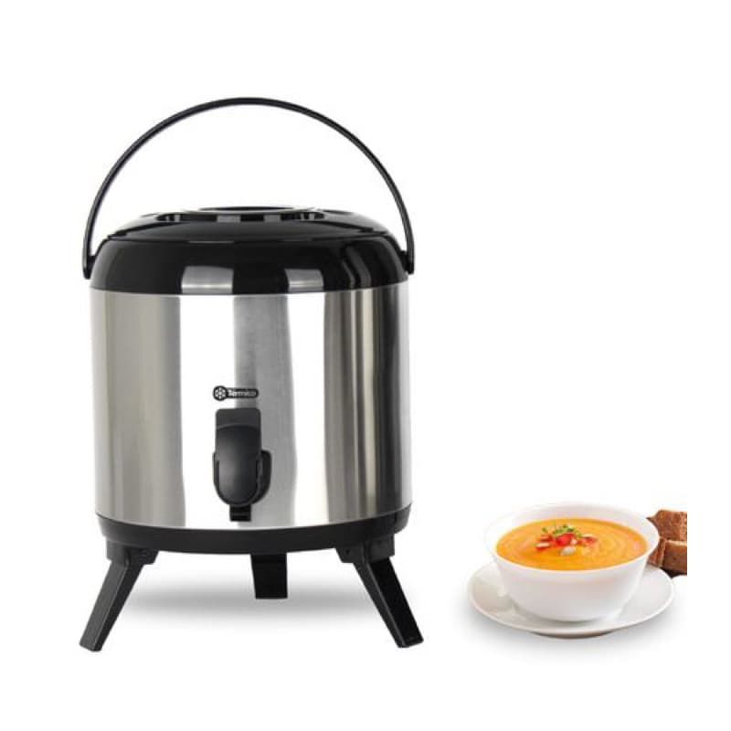 Botijão Térmico Inox com Torneira 5,5L Útil Bazar RF5348