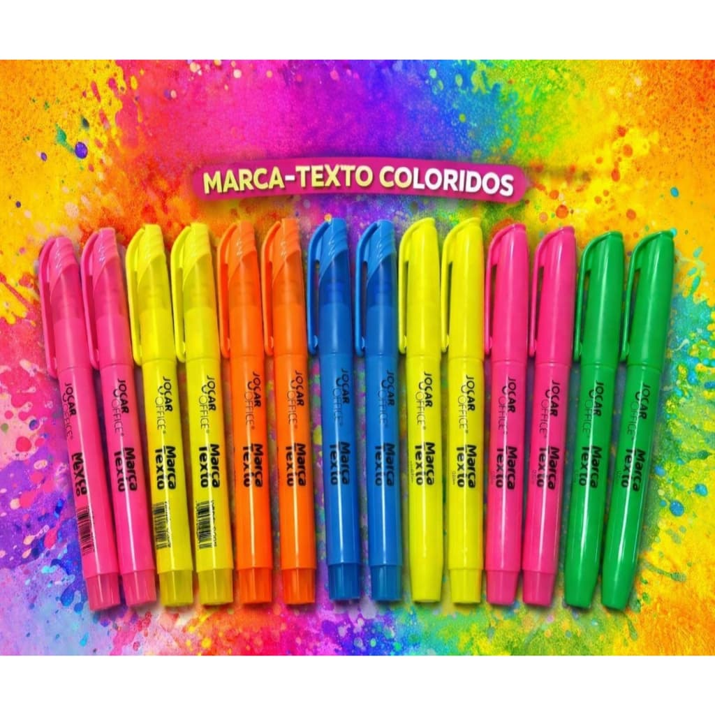 Kit marca textos slim e tradicional Jocar office