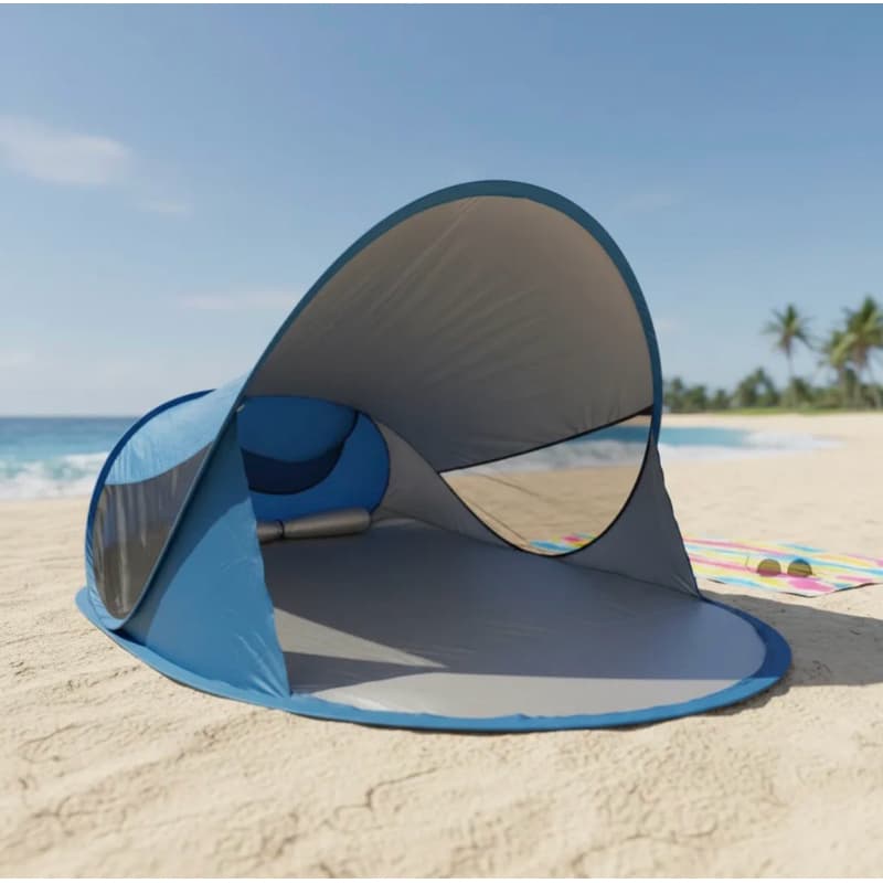Barraca De Praia Verão Tendencia dobrável abertura proteção solar acampamento ao ar livre portátil