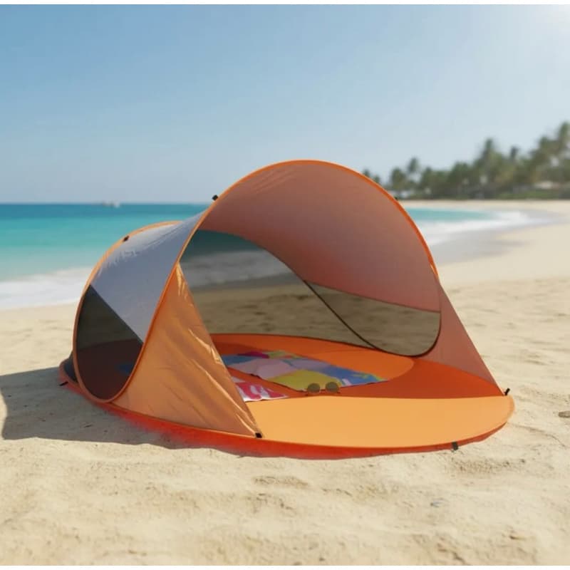 Barraca camping e Praia Verão Tenda pop up abertura proteção UV