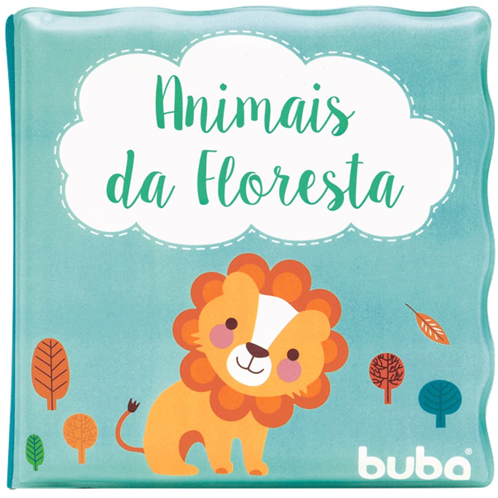 Livro de Banho impermeável para Bebês Infantil Buba  Educativo animais-frutas-fazendinha-mar