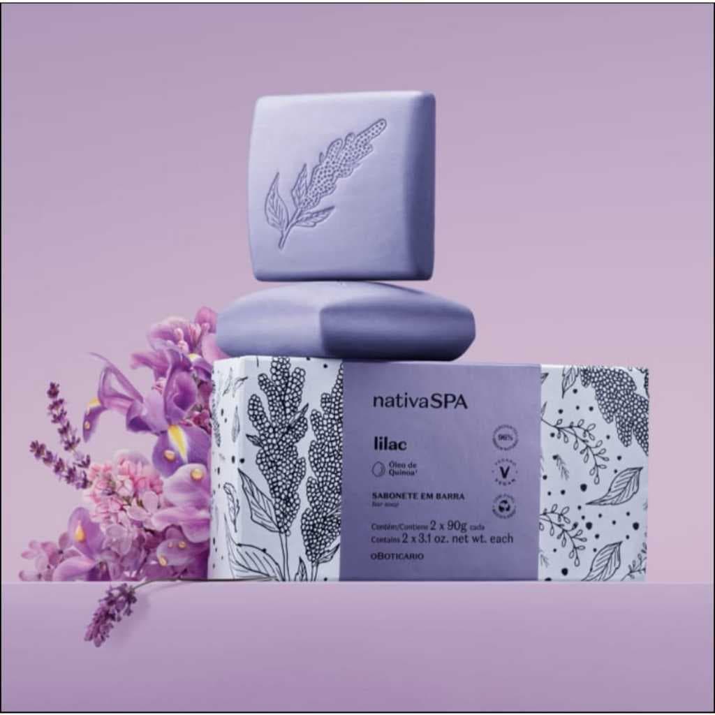 Sabonete Em Barra Nativa Spa Lilac 2x90g