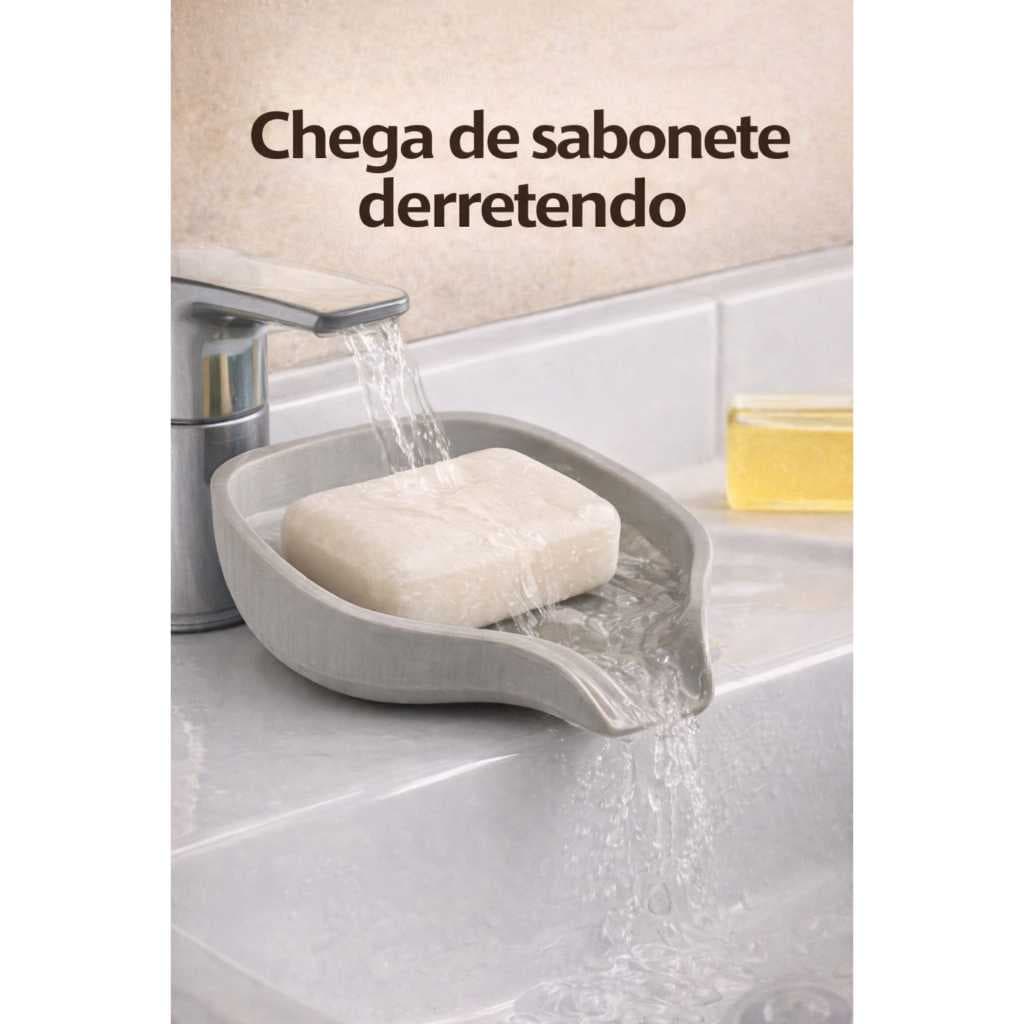 Saboneteira Autodrenante | Mantém o Sabonete Seco e Dura Mais/Frete Grátis com Cupom Shopee
