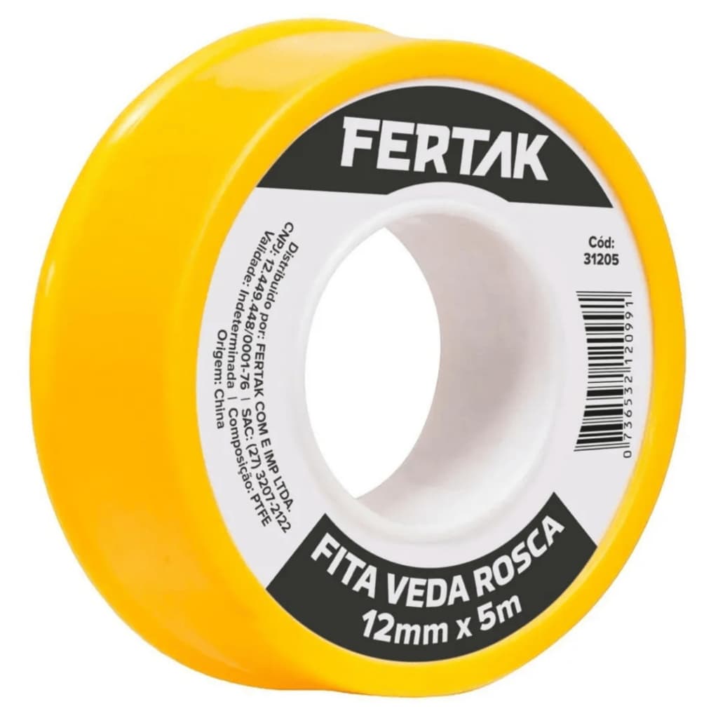 Kit 3 Fitas Veda Rosca 12mm x 5m – Fertak